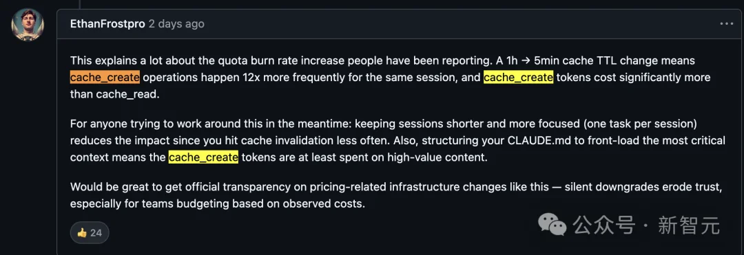 5分钟缓存清零，性能打1折！集体声讨Claude，CC之父紧急回应