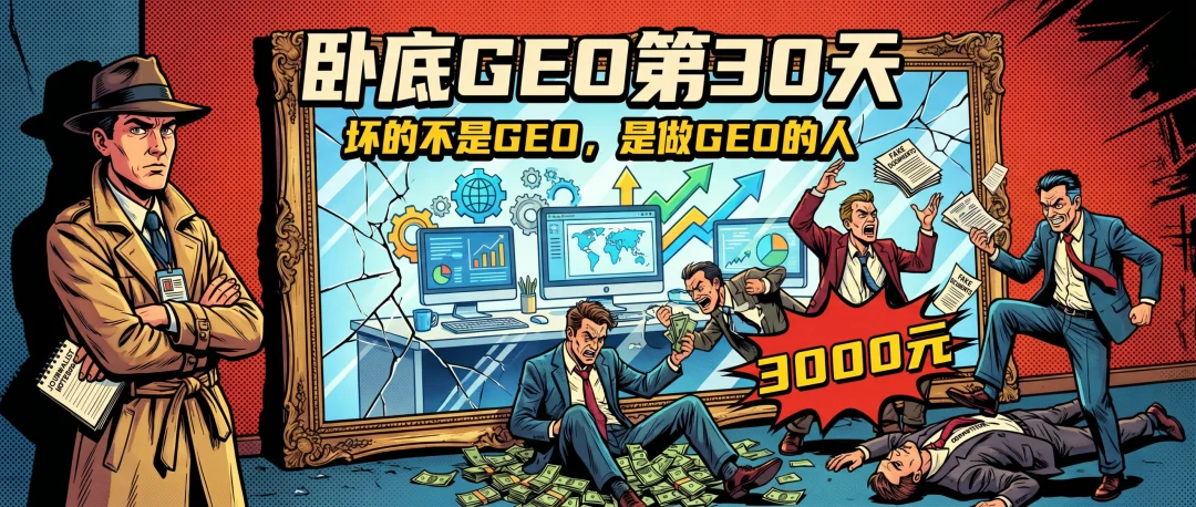 卧底GEO完结：技术不是问题，人心才是乱象根源