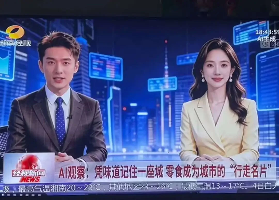 湖南台AI主播引热议，每小时喂5700万条错误信息却无人管？