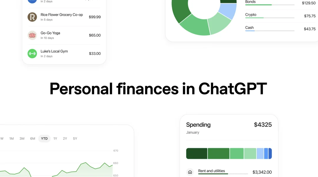 OpenAI推出ChatGPT个人理财功能：连接银行账户，AI帮你管钱！