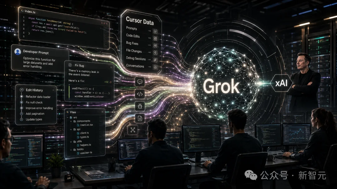马斯克曝光Grok 5！1.5万亿参数，偷师Cursor狂练编程