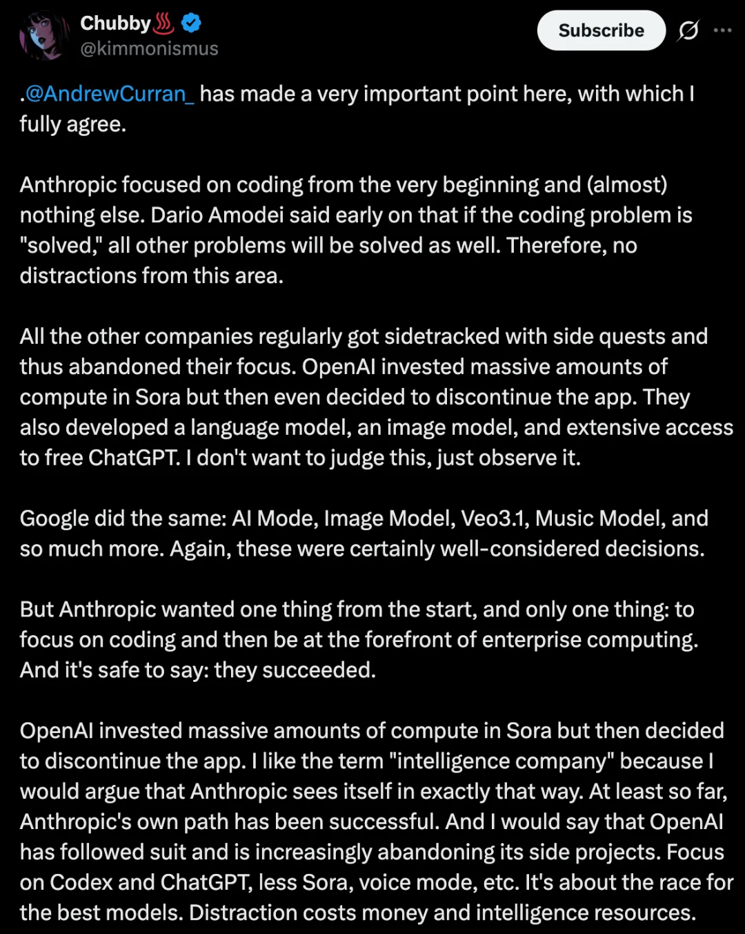 死脑筋的达里奥，这次把OpenAI干翻了