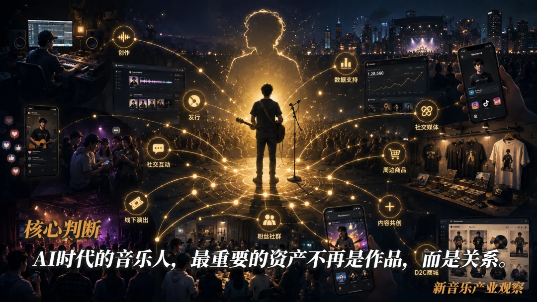 78%的音乐人使用AI，突围将靠“人格”