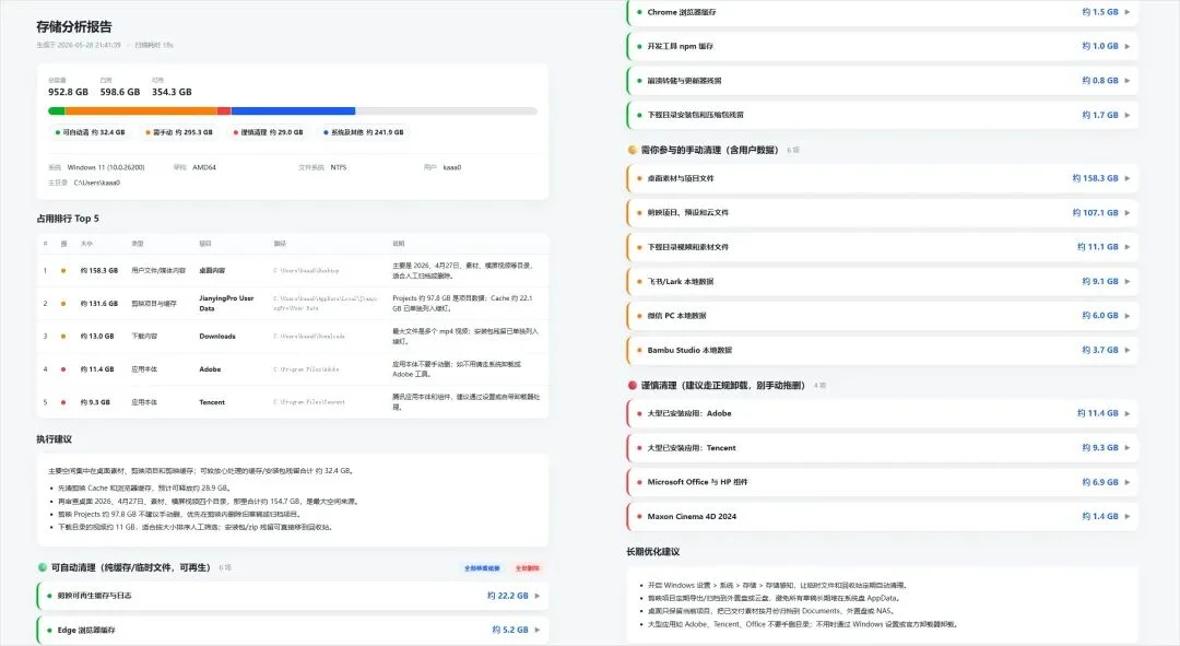 为了不花那120刀，我把电脑清理软件做成了开源skill。