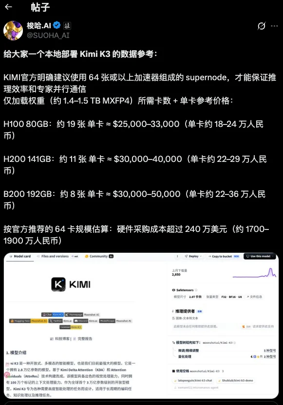 Kimi K3 开源最大的好处，不是给你下载来用