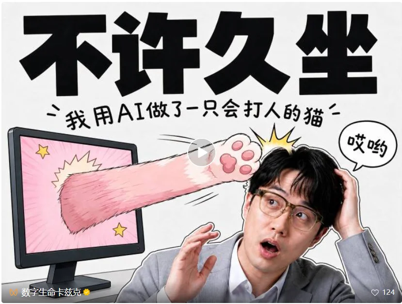 零基础硬件入门：用Codex亲手打造你的第一个智能提醒猫爪