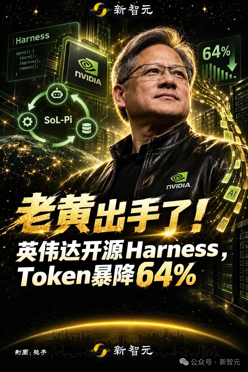 英伟达震撼开源Harness！AI自己爆改AI