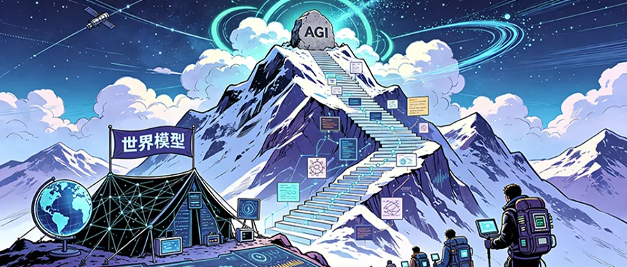 攀爬AGI的南北坡：语言模型之外，生数从世界模型出发