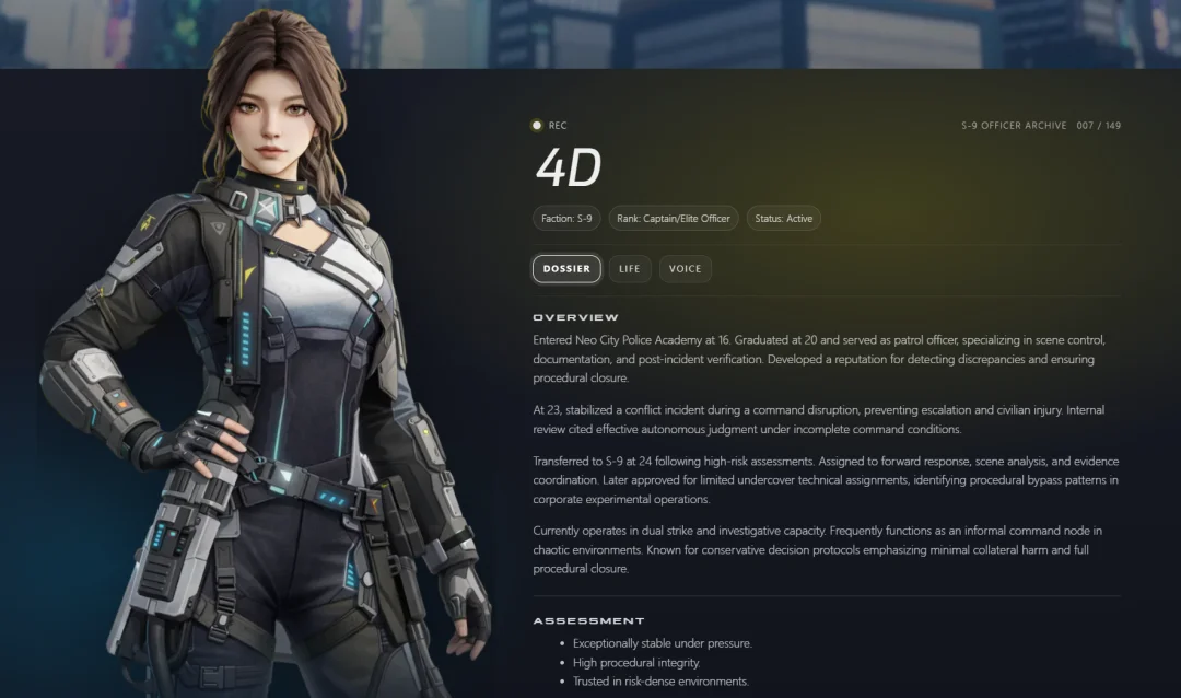 当AI角色也有自己的生活，SoulLink把4D放进了2099年