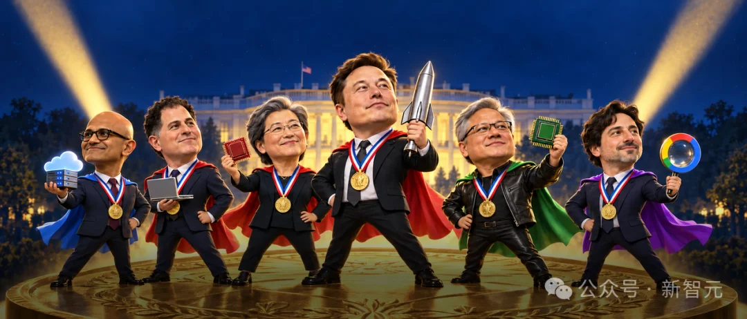 刚刚，马斯克获美国最高科学荣誉！老黄苏妈上榜